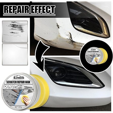 Bil Ridse Reparations Voks Sæt Gendan Polerings Voks 200g