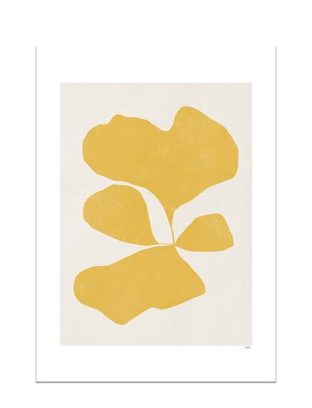 The Poster Club The Poster Club X Moe Made It - Botanik Iii - Yellow - 30X40CM