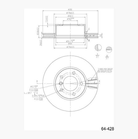Bromsskiva - Biltema