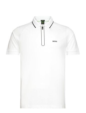 Philix Polos Short-sleeved Hvit BOSS*Betinget Tilbud