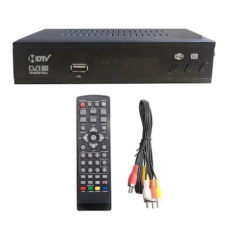 DVB T2 HEVC 265 Digitaalinen TV-viritin DVB-T2 265 1080P HD Dekooderi USB Maanpäällinen TV-vastaanotin EPG Digiboksi, EU-pistoke
