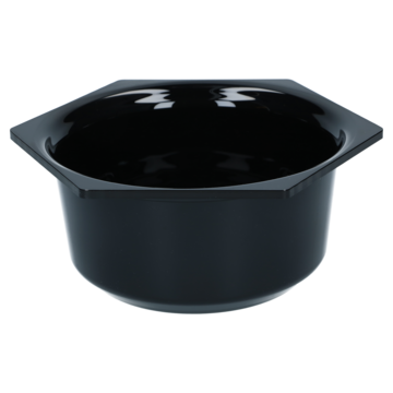 SEKSKANTET SKÅL SORT 1,5L