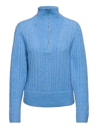 Alphagz R Zipper Pullover Blue Gestuz