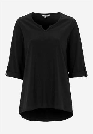 Cellbes of Sweden - Trikåtopp med 3/4-långa ärmar - svart - för damer - 42/44