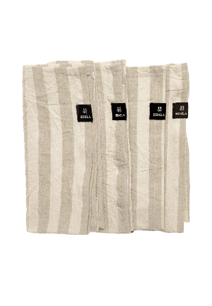 Himla Riviera Servett Kökstextil Unisex Beige 45X45