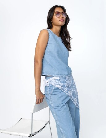 Coster Copenhagen Lace Scarves - 2 Pack - Cream - ONE SIZE