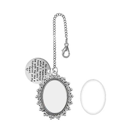 Examenshatt Berlock Tofs Personlig Fotoberlock DIY Minnesfoto Kedjehänge för Ceremoni Bilddekoration