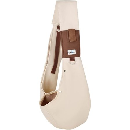 Hundeslynge for Små Hunder - Front Hundebærer med Justerbar Stropp - Håndfri Kjæledyrspose for Bryst - Passer for Valp