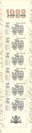 Frankrig 1988 - YT nr. BC2526A - Frimærkets Dag Hæfte