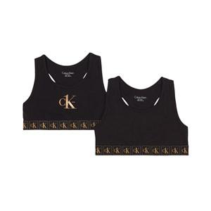 Kids - Calvin Klein 2-Pack Black Bralettes 12-14 years - Underwear - 12-14 years - Black - Mädchen