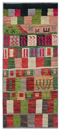 Moroccan Berber - Afghanistan Hand Knotted 70X179 Runner Rug Afghanistan