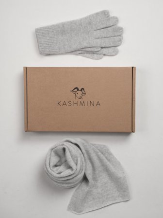 Kashmina - Softy & Snow - Lys grå