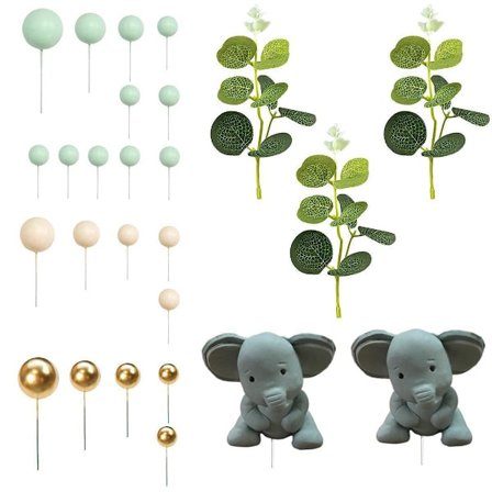 DIY Fest Bursdagskake Dekorering Sett Bakeutstyr for Kakedekoreringssett