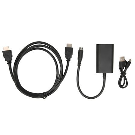HDMI-konverter 1080P 4K Oppskalering 16:9 Sideforhold Plug Play for Sega Saturn Spillkonsoll