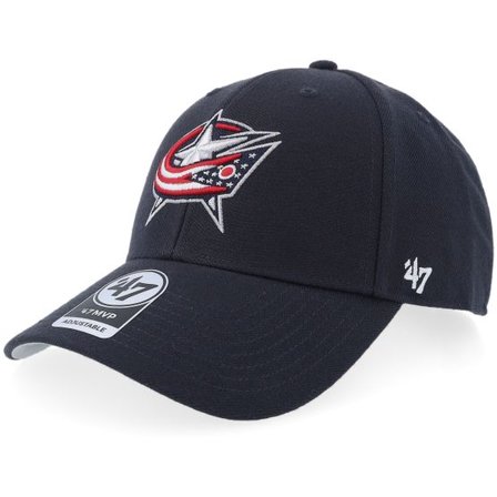 47 Brand - NHL Blå adjustable Keps - Columbus Blue Jackets MVP Wool Navy Adjustable @ Hatstore