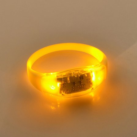 Nattklubb Luminous LED-armband Ljud Vibration Luminescens Silikonarmband Födelsedagsfest Luminous Armband