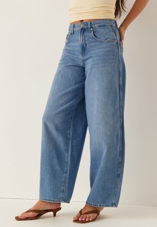 ONLY - Onltaylor Hw Barrel Dnm - Medium Blue Denim