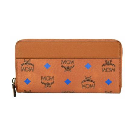 MCM Wallets ; Cardholders , Beige , Dames , Maat: ONE Size Portefeuilles