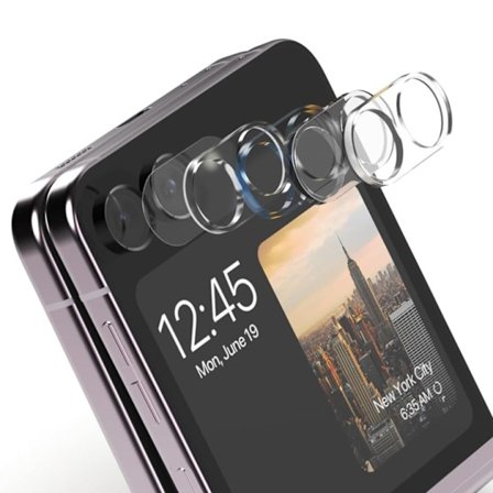 Samsung Galaxy Z Flip 5 Kameralinsskydd - Tunt & Kristallklart