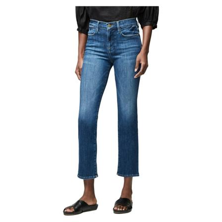 Frame, Cropped Jeans Blauw, Dames, Maat:W25
