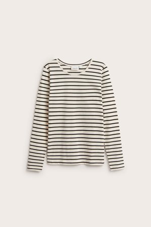 Kappahl | Enkel topp med lange ermer | Offwhite