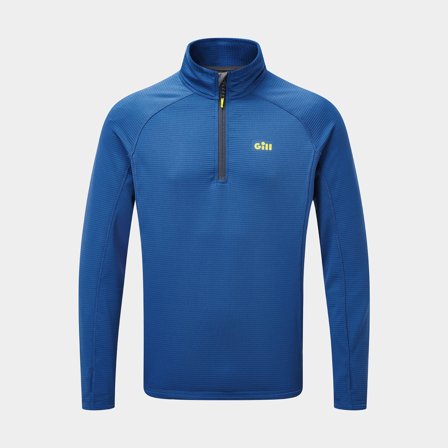 Fleecetröja Gill OS Thermal Zip Neck Atlantic Blue, unisex, Medium