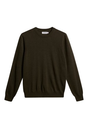 J.Lindeberg - Keane Merino Crew Neck - Grön - Man - S