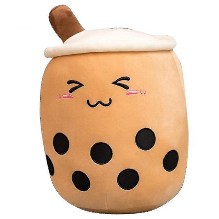 24/35/50/70 cm Bubble Tea Plyschdocka med leende ansikte MLE