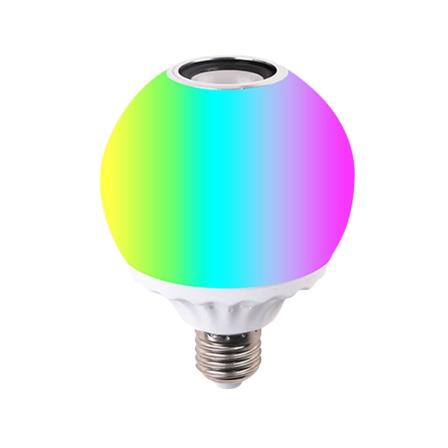Smart Home Lights,led glödlampa med integrerad Bluetooth högtalare, E27 Rgb lampbyte Trådlöst stereoljud, 24 nycklar Fjärrkontroll Rgb C As shown none