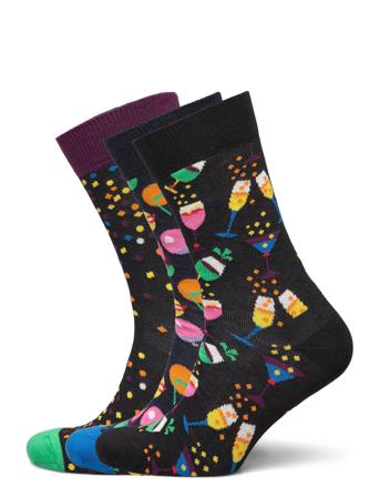 3-Pack Celebration Socks Gift Set Underwear Socks Regular Socks Multi/mønstret Happy Socks