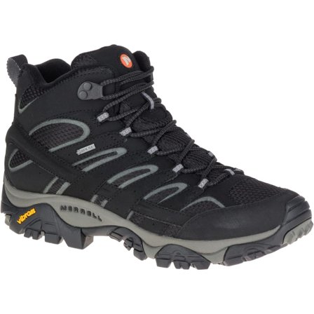 Merrell Men's Moab 2 Mid Gore-Tex Men hiking boots Black 43,5
