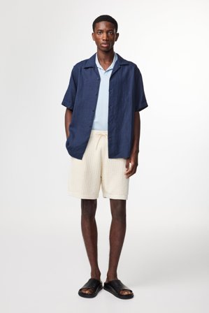Marc 6686 Shorts Herr Vit Ekologisk Bomull