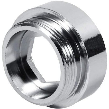 (2.4×2.2×2.2cm) (24mm til 22mm) G1/2 Kranadapter Kjøkken Kobber 22mm 24mm Vannrenser Lufter Adapter Hunnslange Stativ