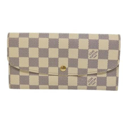 Louis Vuitton Vintage, Pre-owned Canvas Wallet Wit, Dames, Maat:ONE Size