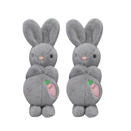 2st Little White Rabbit Plyschleksak GRÅ
