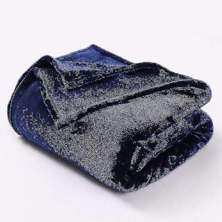 Mjuk och mysig stor filt i fuskpäls och fleece, minkfilt, sängsoffa, överkast, dubbelsäng och king size