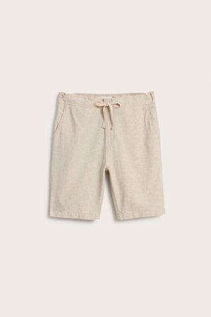 Kappahl | Shorts i linnemix | Melerad beige