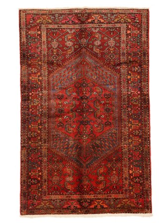 Anudada A Mano Zanjan Alfombra 140X224 Oriental De Lana Pequeño