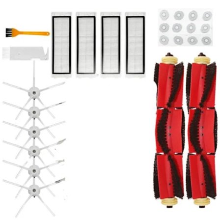 Tilbehør Xiaomi Mi Roborock S4/S5/S6 E2/E3/E4 robotstøvsuger 24 dele