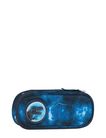 Beckmann Norway Oval Pencil Case, Tech Rex - Blue - ONE SIZE