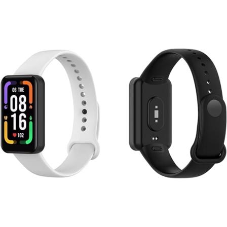 2 stk. armbånd til Redmi Smart Band Pro, silikonklokkestropp, myk stropp, sportsarmbånd, erstatningsarmbånd for klokketilbehør