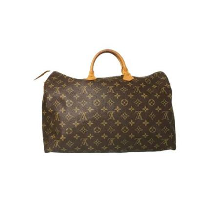 Louis Vuitton Vintage, Pre-owned Canvas louis-vuitton-bags Bruin, Dames, Maat:ONE Size