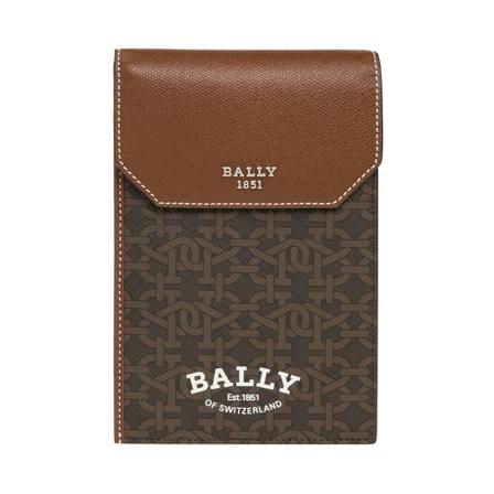 Bally Strapped Pung Brun, Herre Punge og Kortholder, Størrelse: ONE Size