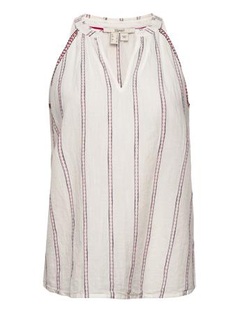 Blouses Woven Blus Ärmlös Multi/mönstrad Esprit Casual