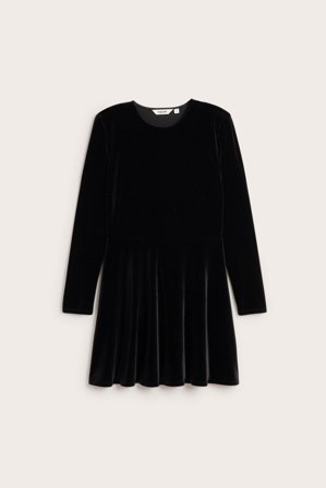Kappahl | Krótka sukienka z aksamitu | Czarne