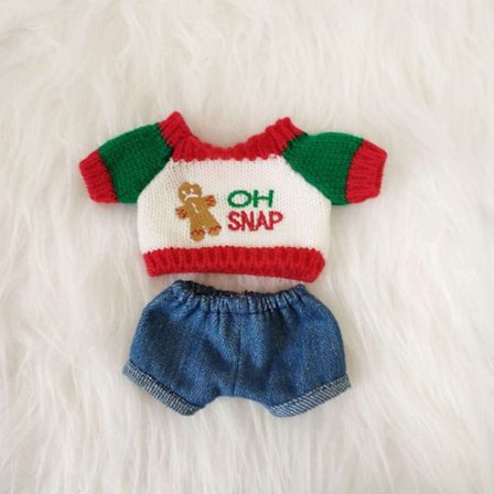 Dukkegensere Strikket kåpeskjerf 1 1