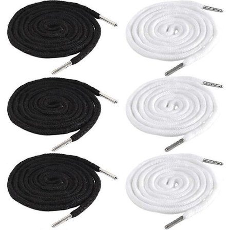 6 st Ersättningssnören för Huvtröjor, Joggingbyxor, Kopparspets, Ersättningssnöre för Jackor Tröjor Shorts Sportbyxor (130 cm)