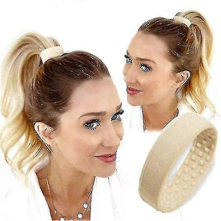 Kokoontaitettava leveä ponilettihiusklipsi silikoninen hiuslenkki