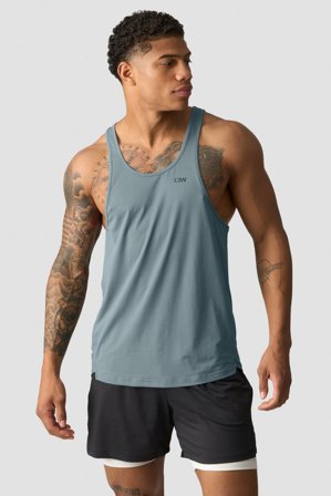 ICANIWILL - Stride Stringer Top Men Racing Blue - Toppe - Herrer - Træningstøj fra ICIW