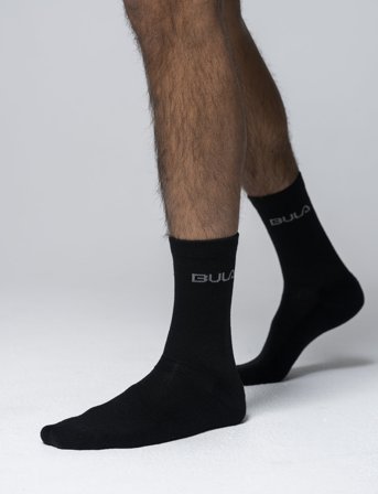 Bula 2Pk Wool Socks - Black - 40-42